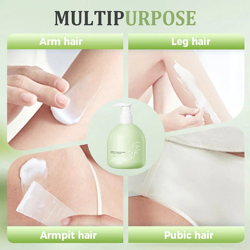 Gentle and non-irritating hair removal cream