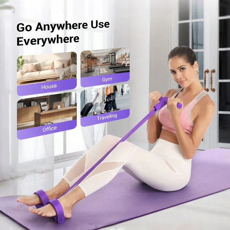 Fitness Foot Pedal Sit-Up Training Equipment