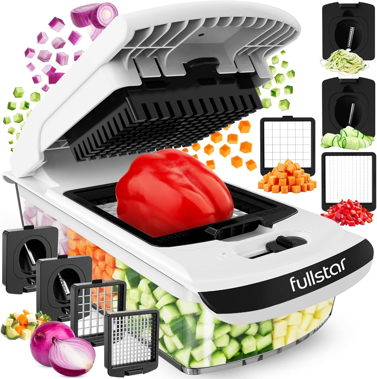 4 in 1 The Original Pro Chopper - Vegetable Chopper and Spiralizer