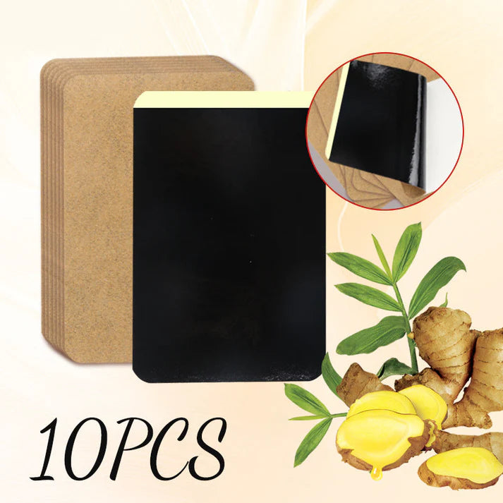 Ginger Pain Relief Patches – Natural Heat Therapy for Aches & Stiffness