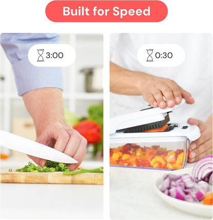 4 in 1 The Original Pro Chopper - Vegetable Chopper and Spiralizer