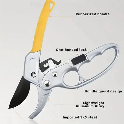 Ultra Sharp Pruning Shears for Gardening & Branch Trimming