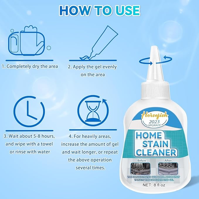 Mold Removal Gel – Heavy Duty Formula, Multi-Surface Cleaner & Works on Shower & Tile | BUY 1 GET 1 FREE