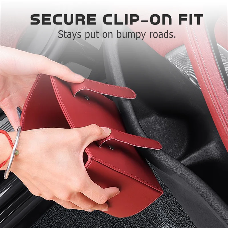 Buy 1 Get 1 FREE 🎁 Universal Leather Car Door Cup Holder