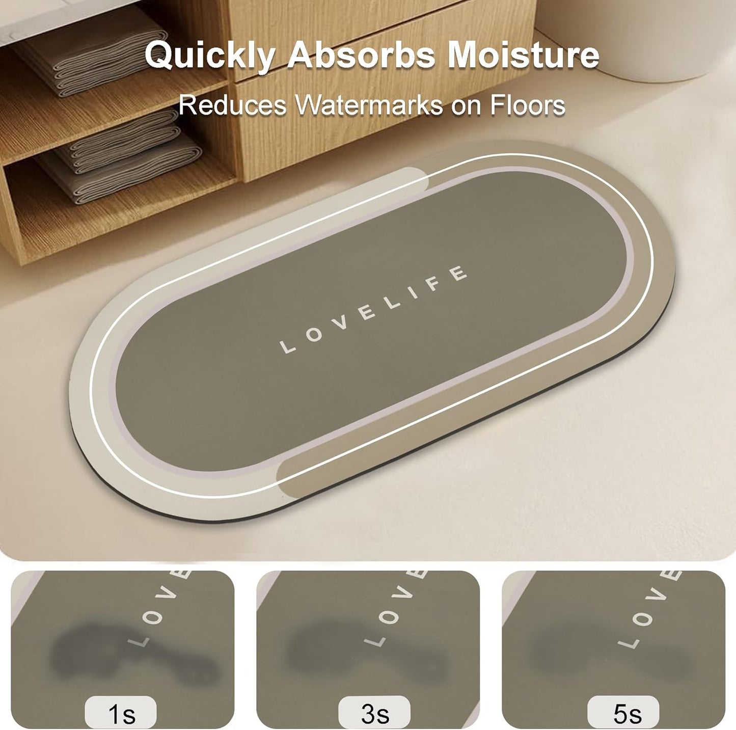 Instant Absorption Quick Drying Magic Mat ( BUY 1 GET 1 FREE )