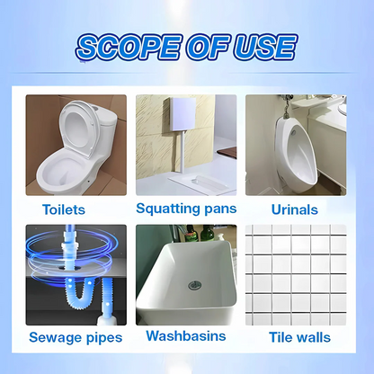 Bubble Oxygen foaming Agent | Powerful Toilet Cleaning — No Scrubbing, No Touching!