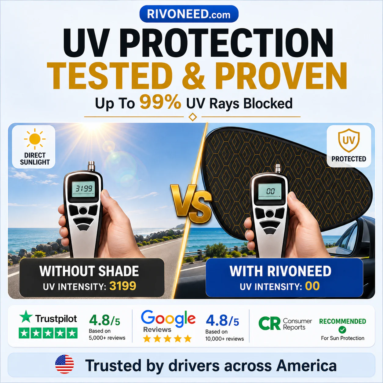 Universal Car Side Window Sun Shades