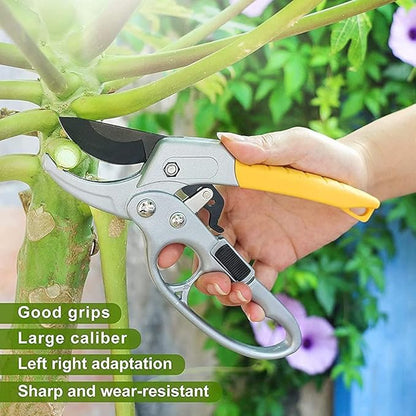 Ultra Sharp Pruning Shears for Gardening & Branch Trimming