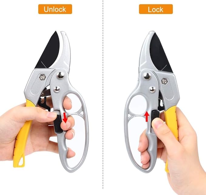 Ultra Sharp Pruning Shears for Gardening & Branch Trimming