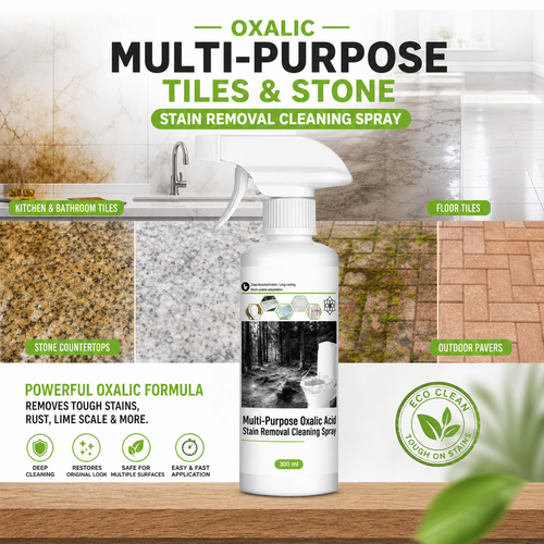 Multi-Purpose Oxalic Tiles & Stone Stain Removal Cleaning Spray