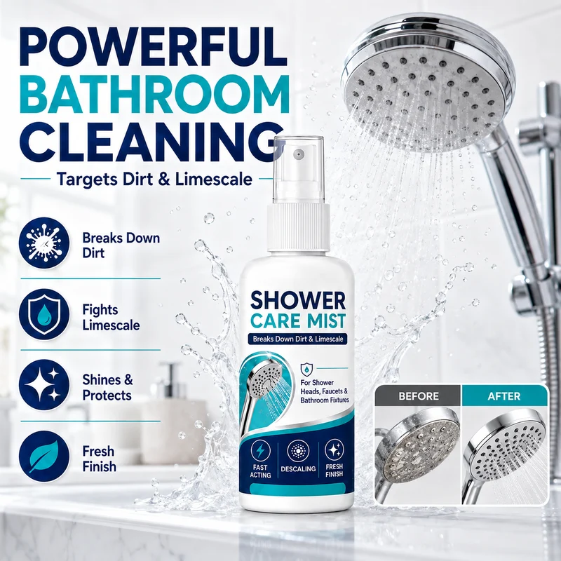 Shower Scale Remover Spray - 500ML ( BUY 1 GET 1 FREE )