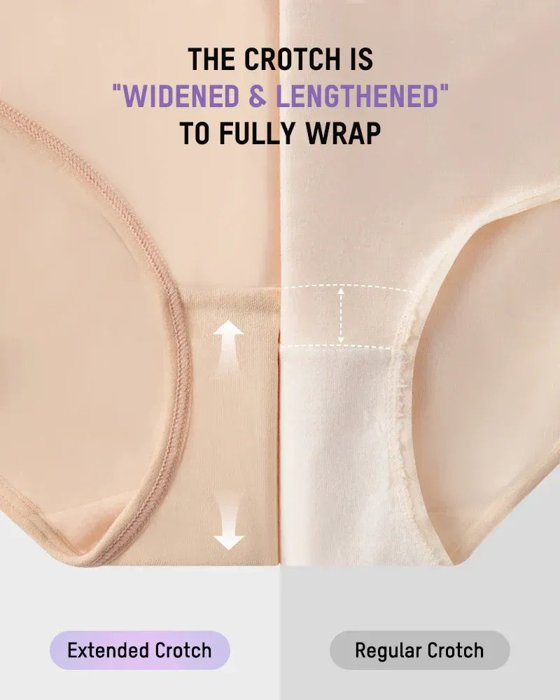 Plus-Size High-Waist Cross Tummy Control Panties ( Pack of 3 )