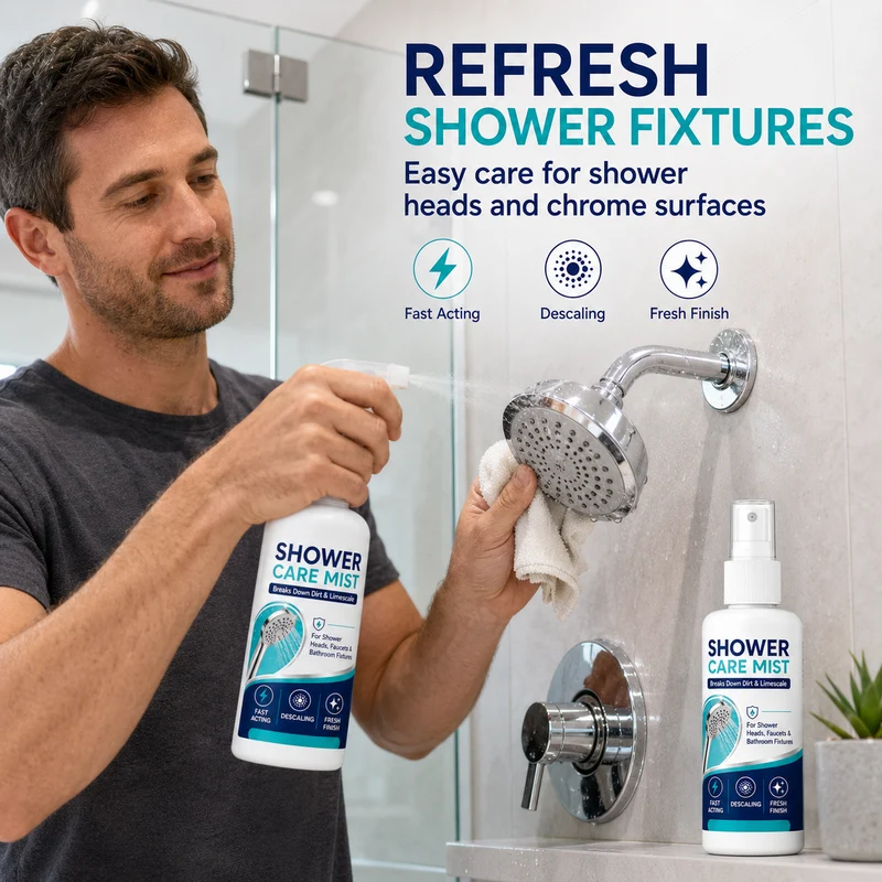 Shower Scale Remover Spray - 500ML ( BUY 1 GET 1 FREE )