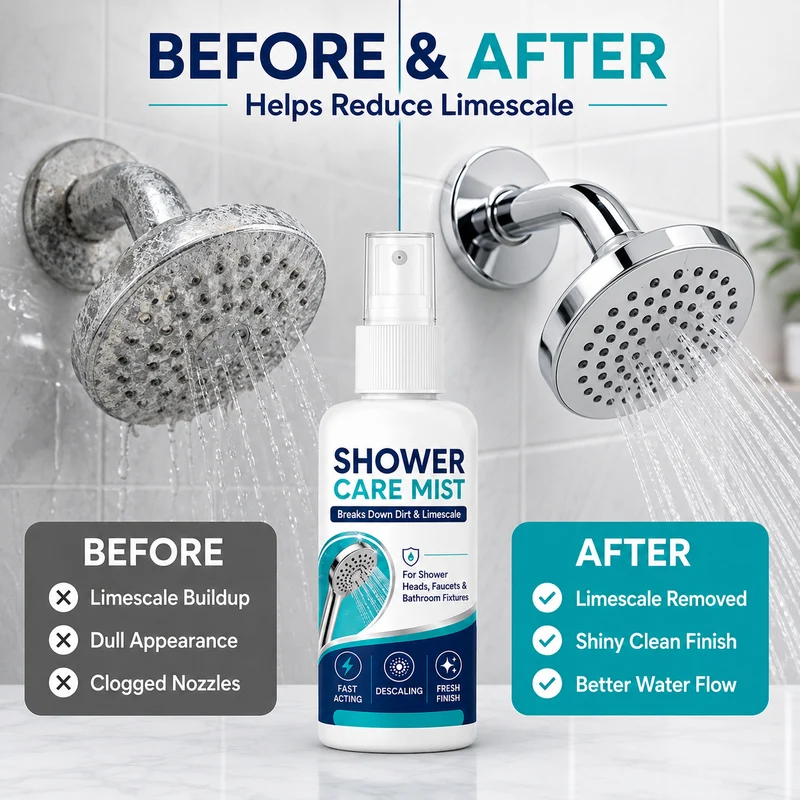 Shower Scale Remover Spray - 500ML ( BUY 1 GET 1 FREE )