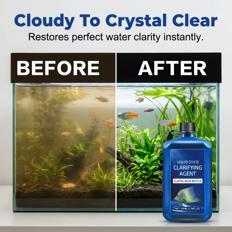 Fast-Acting Aquarium Water Clarifier