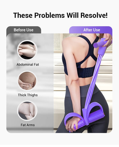 Fitness Foot Pedal Sit-Up Training Equipment