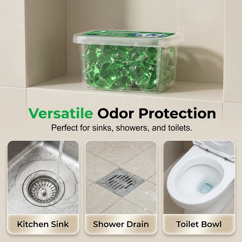 Drain Deodorizer Pods - 50 pcs