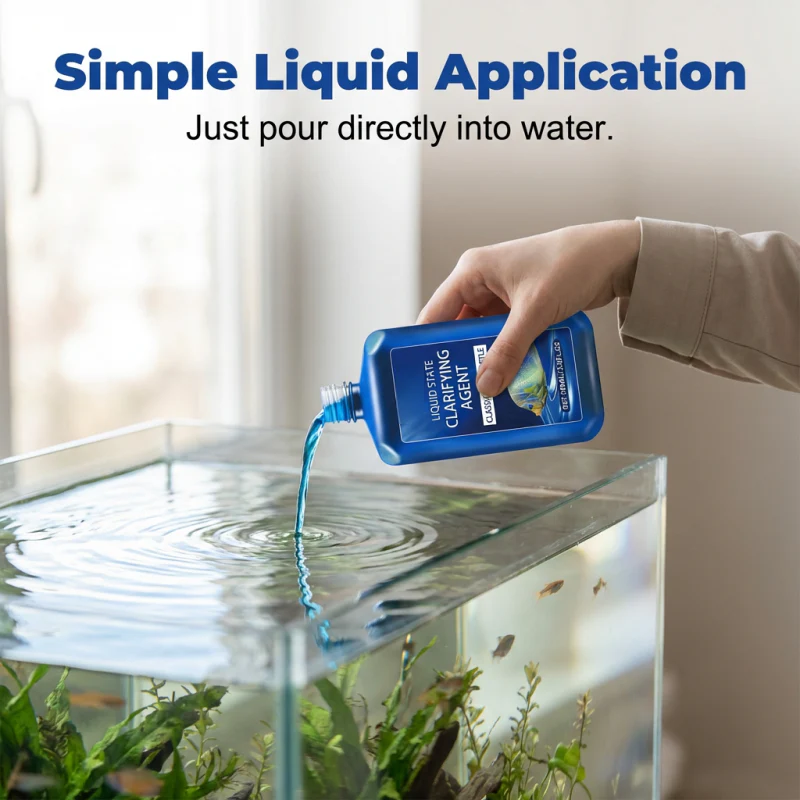 Fast-Acting Aquarium Water Clarifier