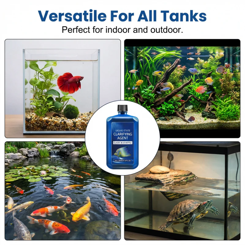 Fast-Acting Aquarium Water Clarifier