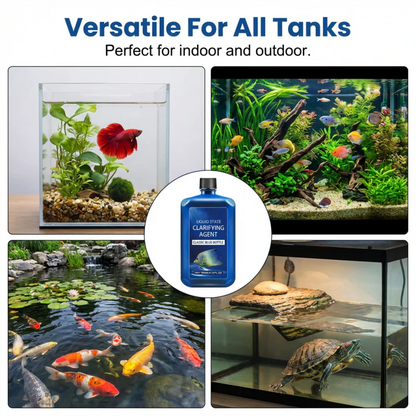 Fast-Acting Aquarium Water Clarifier